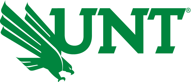 University of North Texas Diving Eagle Logo